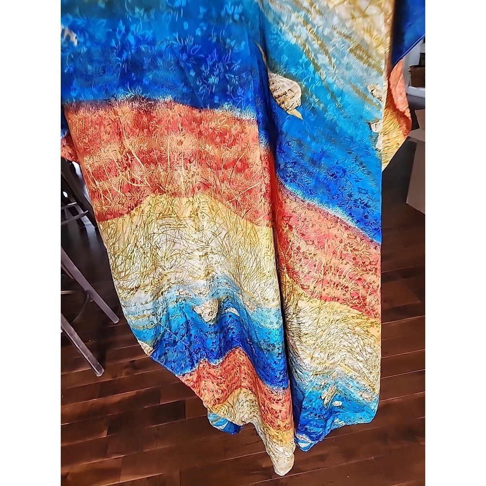 Winlar Caftan Kaftan Dress Vintage Shimmery Beach 2X Resortwear - Picture 7 of 15
